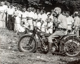 William V. Altman of Chicago racing in the "Professional Class" completed the Noblesville, Ohio Hill Climb in 3.8 minutes.